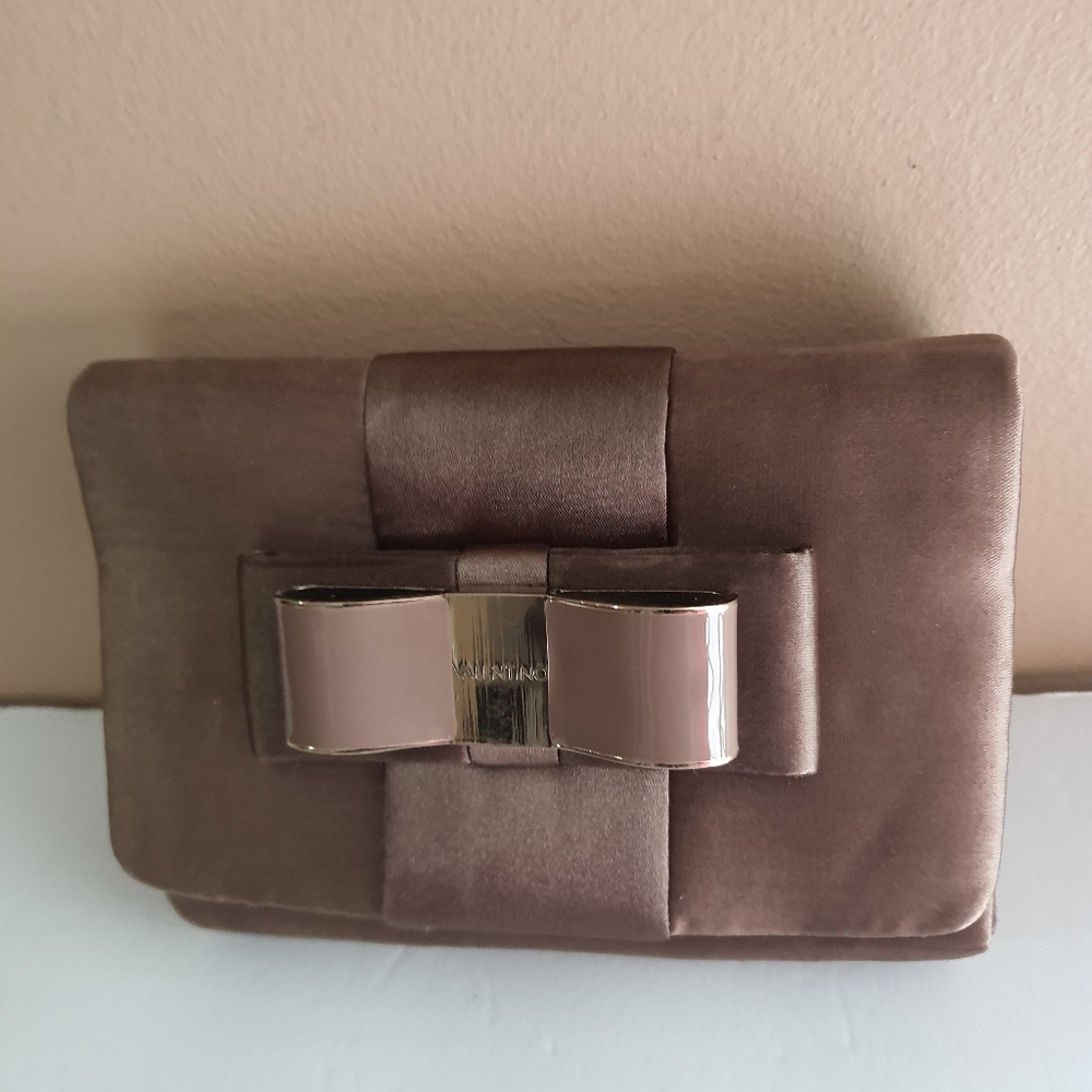 Mario Valentino Bow Clutch/Evening Bag